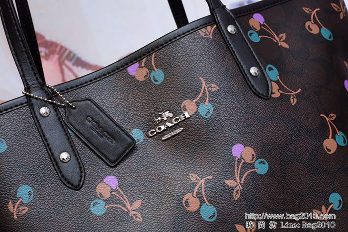 COACH蔻馳 新款 F31389 櫻桃2用子母袋 小化妝包包  Chz1383